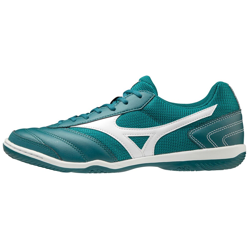 Scarpe Calcio Mizuno MRL Sala Club IN Donna - Verde Acqua/Bianche - 08326-JFAH